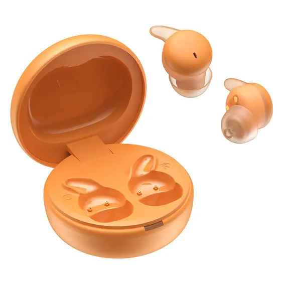 Auriculares Corevo Bluetooth Yx99 Naranja Led Tws