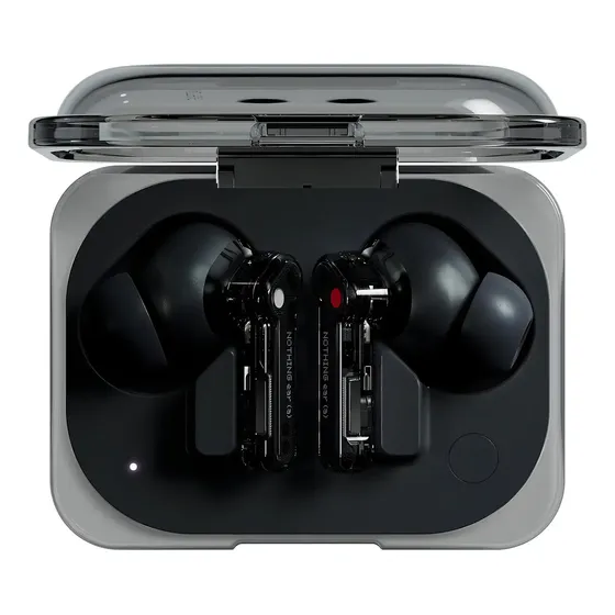 Auriculares Nothing Ear (a) Bluetooth 5.3 con Cancelacion de ruido activa de 45 DB , Integración con Chat GPT , Color Negro