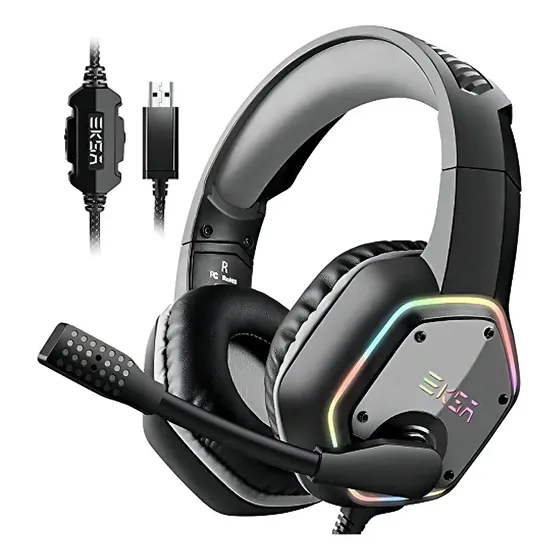 Auriculares Gamer EKSA E1000 USB con Sonido Envolvente 7.1 y Micrófono