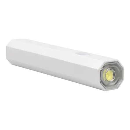Mini Lampara Led/uv Para Uñas Portátil Recargable Blanco