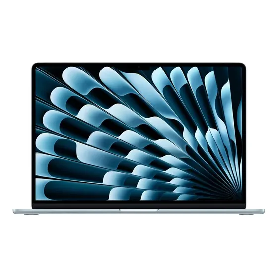 MacBook Air de 15 pulgadas: chip M5, CPU de 10 núcleos, GPU de 10 núcleos, Neural Engine de 16 núcleos, 512 GB - Azul cielo - Distribuidor Autorizado