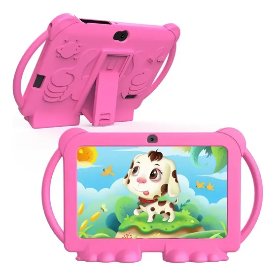 Tablet Para Niaos Hottablet Q8k 7 Android 12 4gb 32gb Rosa