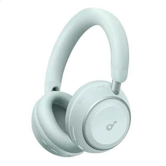 Anker Soundcore Space 2 Auriculares Inalámbricos Over-Ear para Viaje, ANC, hasta 50 Horas de Reproducción, Hi-Res, LDAC, Llamadas Claras, Modo Descanso, Auriculares para Viaje en avión, Verde