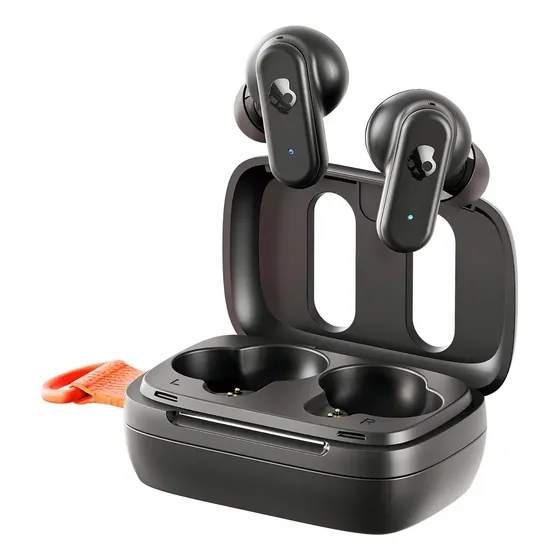 Auriculares Bluetooth Inalámbricos Skullcandy In-ear Pcreg Color Negro Luz Azul