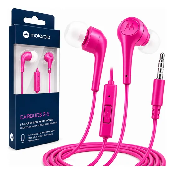 Auricular Motorola Earbuds 2s Jack 3.5mm Audifono Microfono