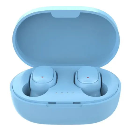 Auricular Bluetooth Inalámbrico A6s Color Celeste