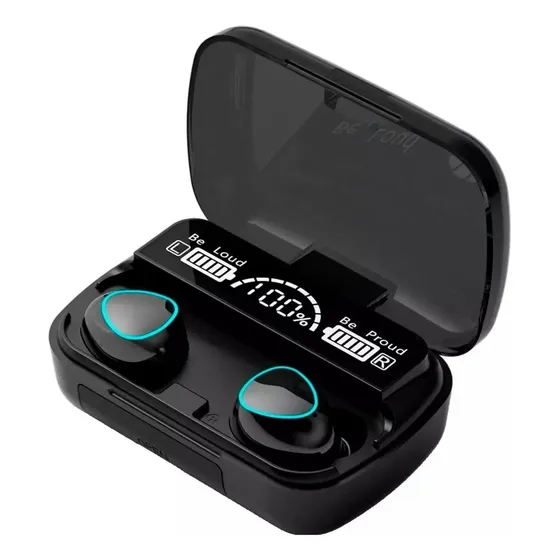 Auriculares Bluetooth In-ear Inalámbricos Mti M10 Color Negro