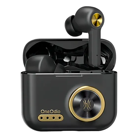 Auriculares In-Ear Inalámbricos OneOdio F2 TWS con Bluetooth y Micrófono Negro