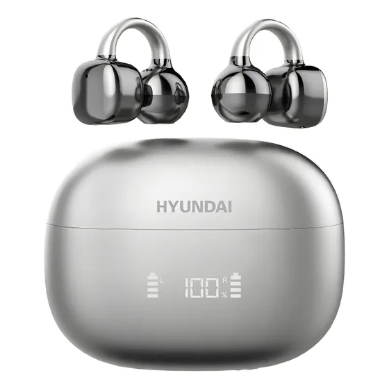 Auriculares Bluetooth Hyundai Clipbuds7 Ecológicos Negros