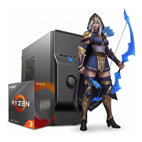 Pc Armada Amd Ryzen 3 3200g 8gb 256gb