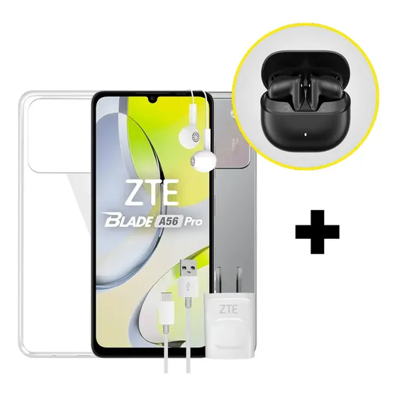 Combo Celular Zte Blade A56 Pro 128/4gb + Auriculares Havit