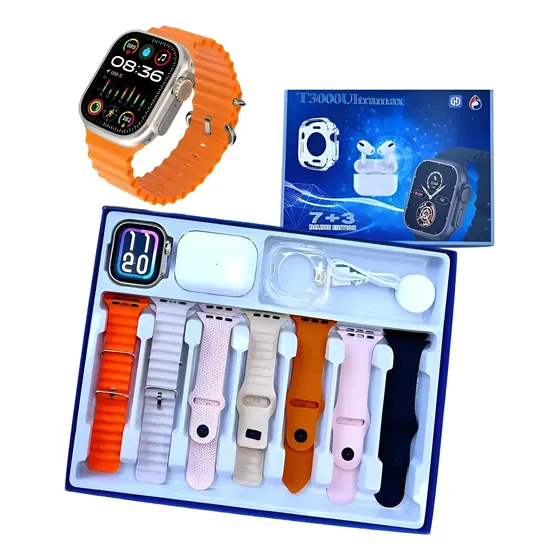 W 2026 Combo 10 En 1 Smartwatch T3000 Ultramax Con 7