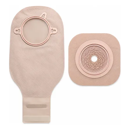 10 Bolsas Colostomia 18183 57mm + 5 Aros 14603  Hollister Beige