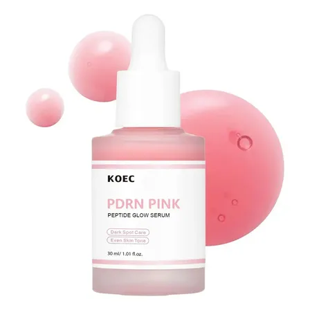 Sérum facial antienvejecimiento Koec Pdrn Pink Peptide Glow para todo tipo de piel, día y noche