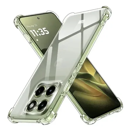 Funda Anti Shock Anti Golpes Para Edge 70 Fusion Transparente Con Cubre Camara