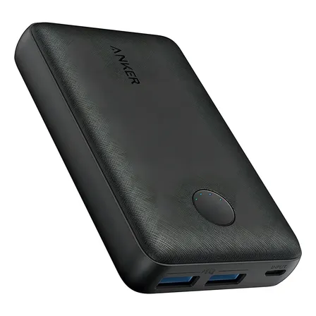 Anker Cargador Portátil Powerbank PowerCore Select 10000 10000mAh con 2 Puertos USB-A, Batería Externa Liviana y Portátil, PowerIQ 1.0 12W con MultiProtect y VoltageBoost