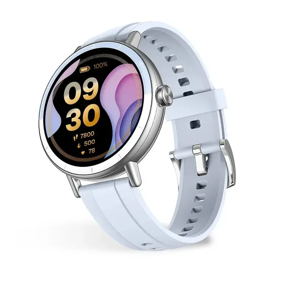 Smartwatch Reloj Inteligente Noak M30 Classic Redondo 1.27" TFT-LCD IP68 Celeste