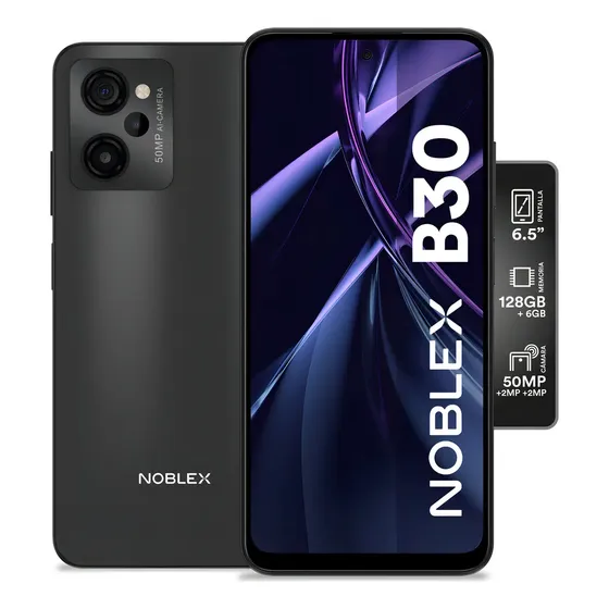 Noblex B30 Dual SIM 128 GB Negro 6 GB RAM