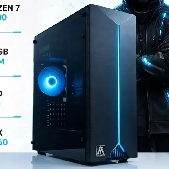 Pc Gamer Ryzen 7 Completa 5700 | Rtx 5060 | 32gb | 1tb | Rgb | Pc Integrados Argentinos