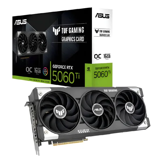 Placa De Video Asus Tuf Geforce Rtx 5060 Ti Oc 16gb Gddr7