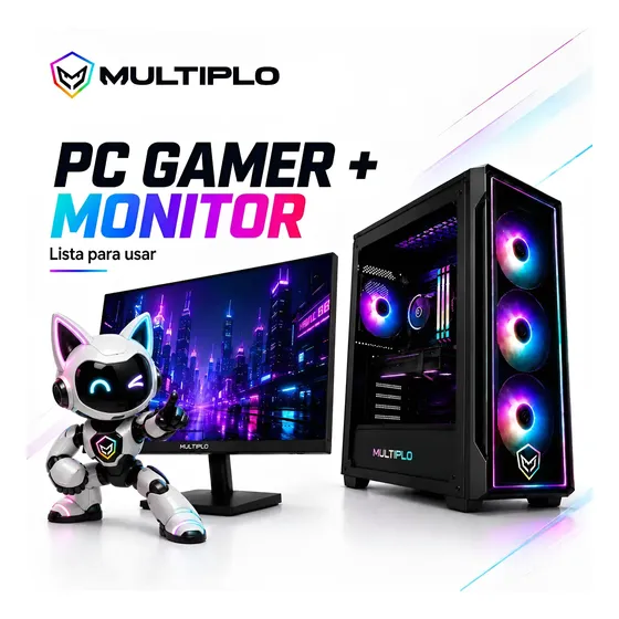 Pc Gamer Amd Ryzen 7 5700g 16gb 500gb Monitor 27 Curvo
