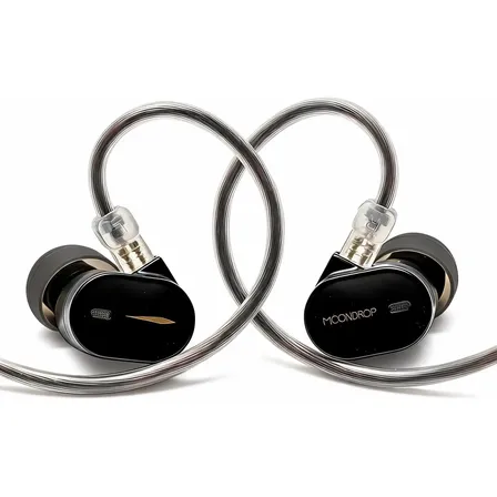 Auriculares Moondrop Chu 3 Dynamic Driver 10mm Jack 3.5 Iem Negro