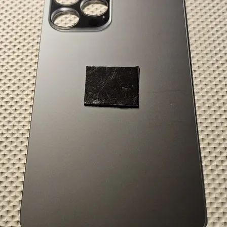Tapa Trasera Compatible iPhone 12 Pro Max Colores Black Liso