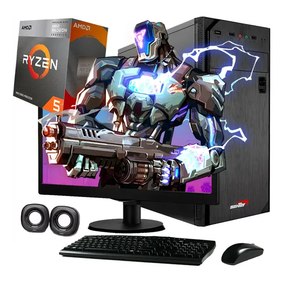 Pc Gamer Ryzen 5 16gb 500gb Computadora Escritorio Completa Cpu Diseño Gráfico Aruane