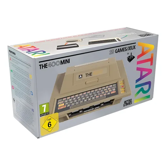 Consola Atari 400 Mini 25 Juegos Clásicos Original Coleccion