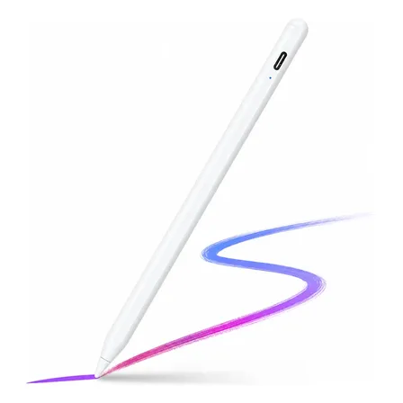 Pencil Id766 Para iPad Apple Optico Capacitivo Color Blanco