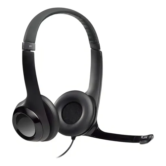Auriculares Logitech H390 Con Micrófono Usb Negro