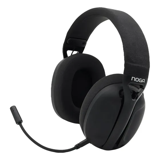Auriculares Gamer Noga St-3990 Dual Usb 2.4g Usb-c Bluetooth Negro