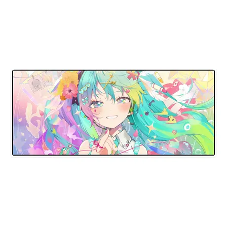 Mousepad 80x30 Xxl Cod.2027 Anime Hatsune Miku Estampado