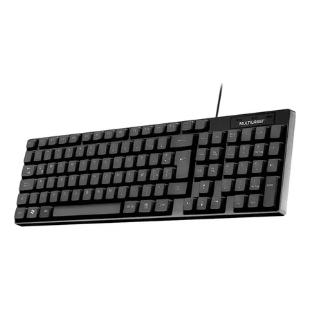 Teclado Multilaser Tc501 Cable Usb Español Tecla Ñ Oficina Pc Notebook