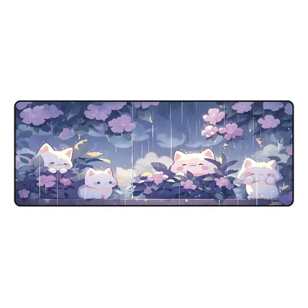 Mousepad Xxl Cod.896 Arte Van Gogh Gato Noche Estrellada Cod.911