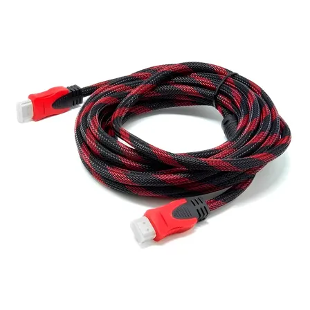 Cable Hdmi 1.4 Mallado Premium De 20 Metros Para Tv Hd 1080p Pc Notebook Con Filtro Marca Miaband