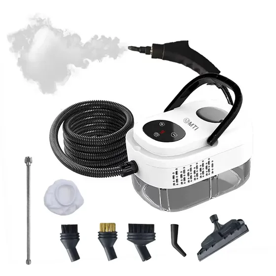 Limpiadora de Vapor Portátil MTI 2500W para Tapizados y Auto