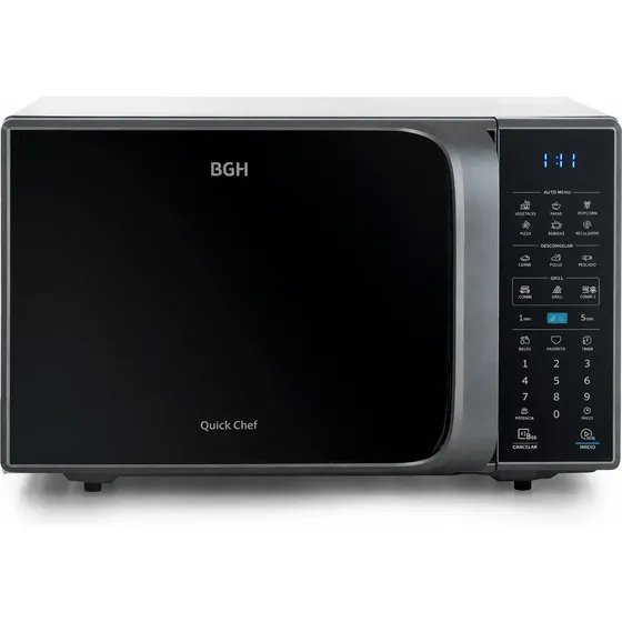 Microondas Bgh B120ds Digital Quick Chef Eco 20l Silver