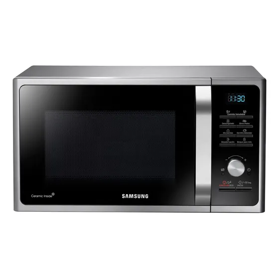 Microondas Samsung Mg23f3k3tas Grill Ceramico 23l