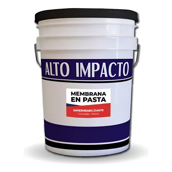 Membrana En Pasta X 10 Kg !!! Alto Impacto!!!! Acabado Mate Color Rojo teja