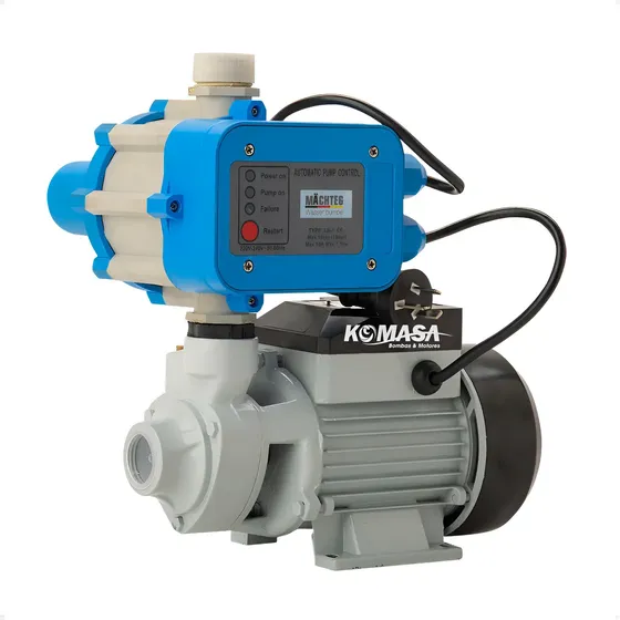 Bomba Hidroneumatica 1/2 Hp Elevadora Presion 2 Baños Komasa