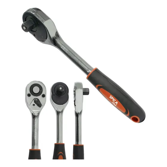 Llave Crique 1/2 Pesada Expulsor LIBERCAM LLV-12 Cromo Vanadio Mango Goma Negro/Rojo