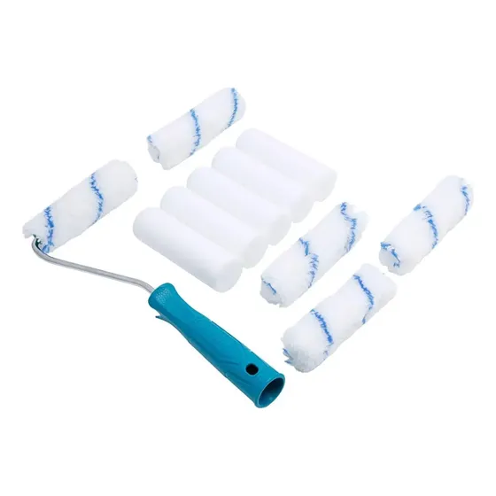 Juego Mini Rollidos Para Pintar 11 Piezas Lana Y Poliéster
