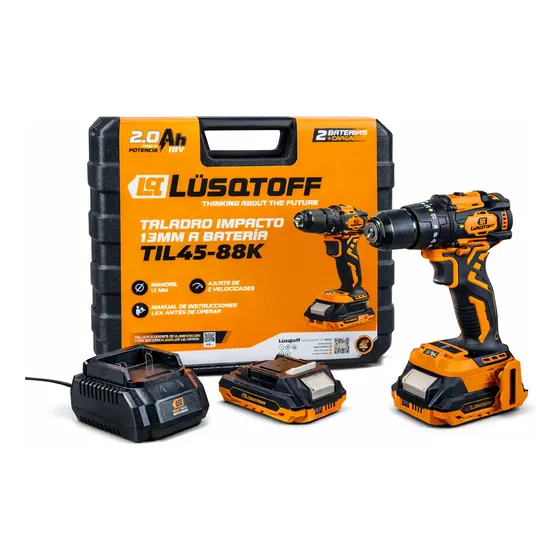 Taladro Percutor Brushless 13mm 18v Mandril Metálico