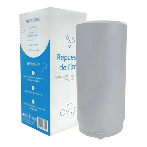 Filtro Repuesto Dvigi Compact Para Purificador De Agua 7000 Lts Alta Duración Y Máxima Filtración