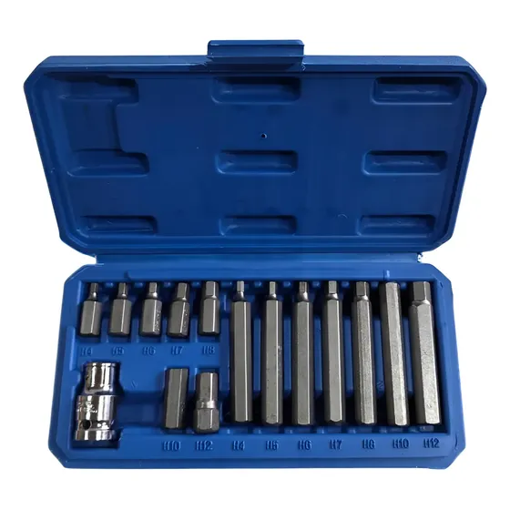 Kit De Puntas Allen Hexagonales H4-h12 Largas Y Cortas + Ad