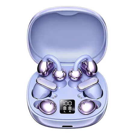 Auriculares Inalámbricos Bluetooth 3 En 1 Musics Tws De Fien Violet