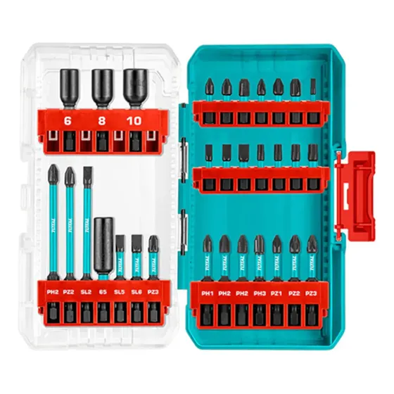 Set Puntas Destornillador Impacto 31 Pcs Total Tacsdl11306