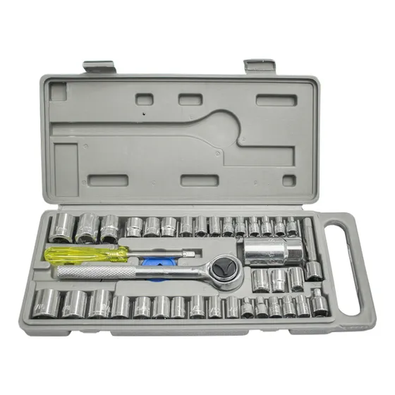 Juego De Llaves Combinadas Tubo Caja Herramientas 40 Valija