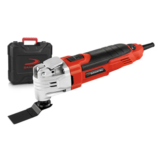 Sierra Multicortadora Daihatsu Smo300k Oscilante 300w Con Maletín y Accesorios Color Rojo 50 Hz